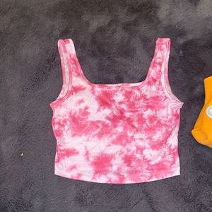 Brand new tie dye cropped tank